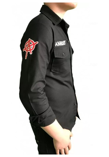 Camisa Anarchy manga larga
