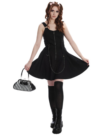 Vestido BLACK BLAIR con cadena