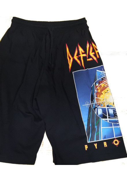 Pantalón corto DEF LEPPARD - Pyromania