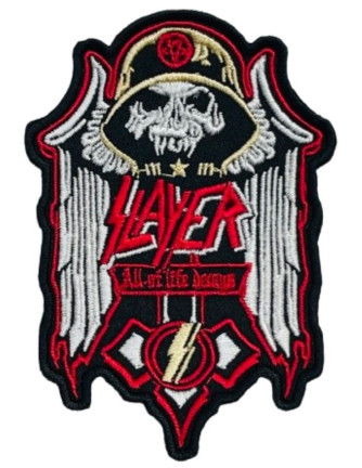 Parche SLAYER - All Of Life Decays Bordado