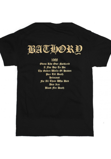 Camiseta BATHORY - Blood Fire Death
