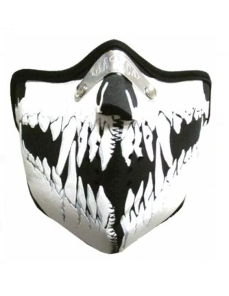 Máscara Neopreno Boca Calavera Colmillos