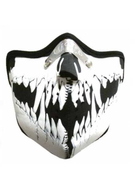 Máscara Neopreno Boca Calavera Colmillos