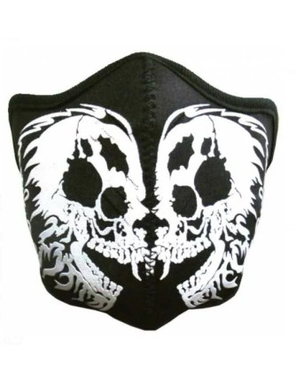 Máscara Neopreno Boca Calaveras Tribales