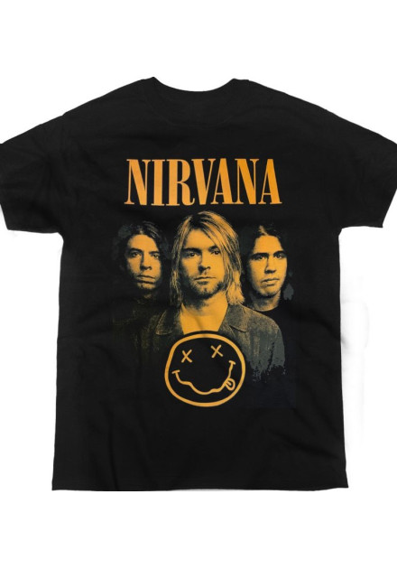 Camiseta NIRVANA - Grupo Happy Face