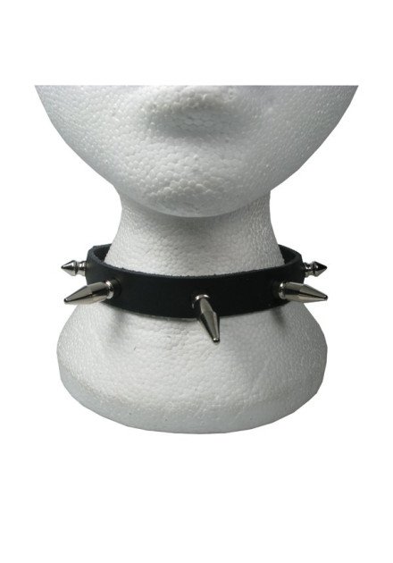 Collar Cuero Pincho Pequeño Mediano y...