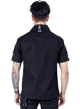 Camisa Gótica Industrial DAMION Cuerdas 2
