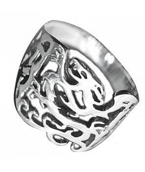 Anillo Dragón Plata