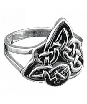 Anillo Celtic Triangle Plata