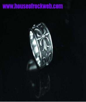 Anillo Flor De Lys Plata