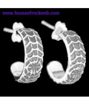 Pendientes Telaraña Aro Plata