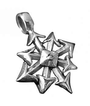 Colgante Estrella del Kaos Plata