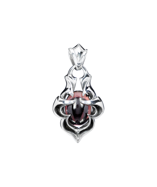 Colgante Piedra Granate Plata