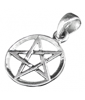 Colgante Pentagrama Pequeño Plata