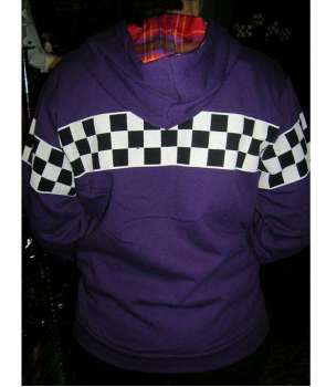 Sudadera SKA con cremallera Morada 2