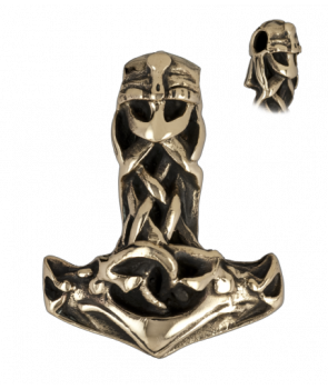 Colgante Martillo Casco Bronce