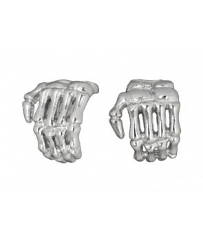 Pendientes Manos Esqueleto Acero
