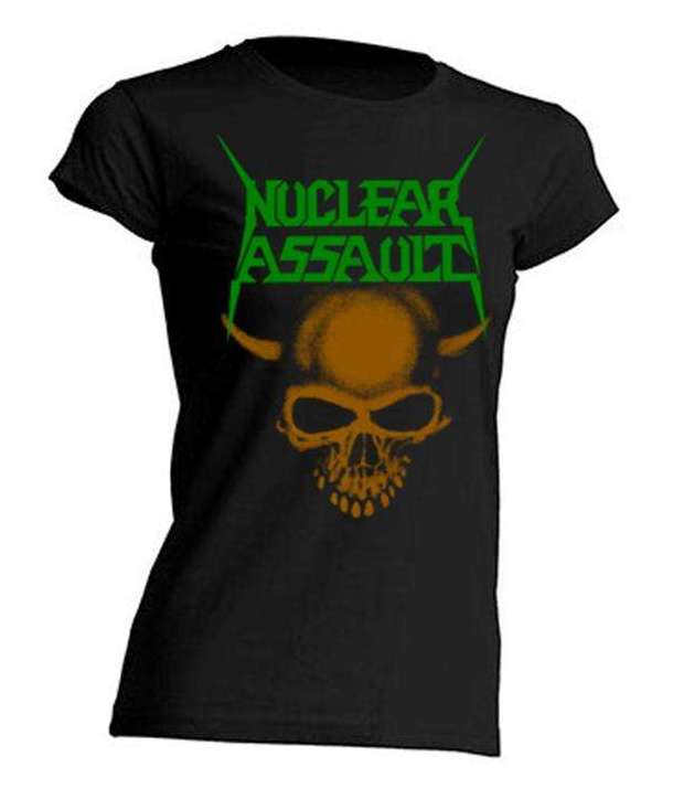 Camiseta para chica NUCLEAR ASSAULT - Logo Skull 
