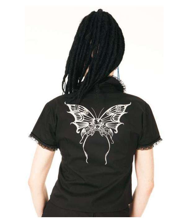 Camisa Mariposa Calavera
