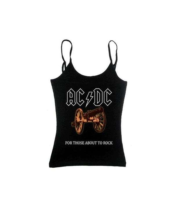 Camiseta ACDC - For Those About To Rock  Tirantes Chica