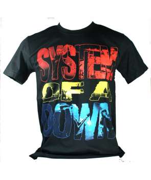 Camiseta SYSTEM OF A DOWN - Logo Colors