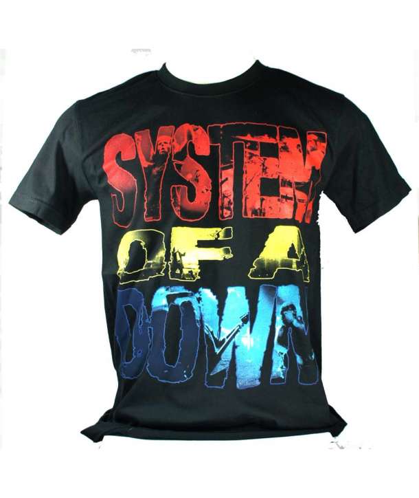 Camiseta SYSTEM OF A DOWN - Logo Colors