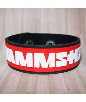 Pulsera de goma RAMMSTEIN - Red Logo