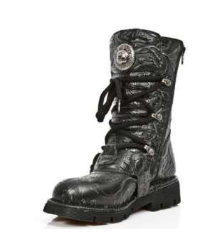 BOTAS NEW ROCK M.1473-S43 Flores Negro 2