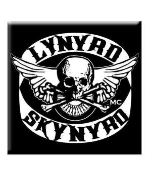 Imán para nevera LYNYRD SKYNYRD . Skull Logo