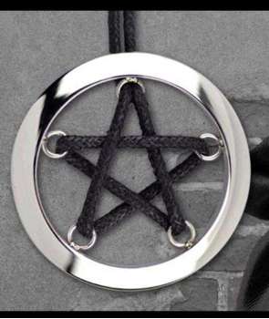 Colgante Pentagram Cordón Acero 