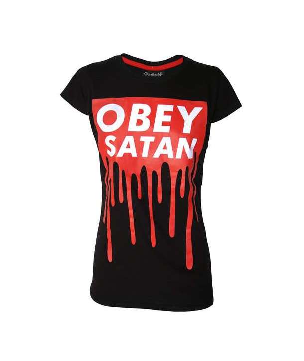 Camiseta para chica OBEY SATAN
