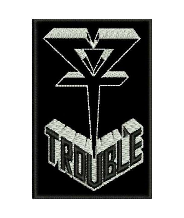 Parche TROUBLE - Logo Doom Bordado