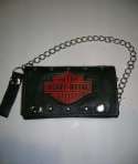 Cartera Cuero Heavy Metal Logo Grande