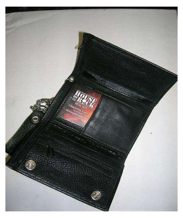 Cartera Cuero GREEN DAY - Logo con cadena