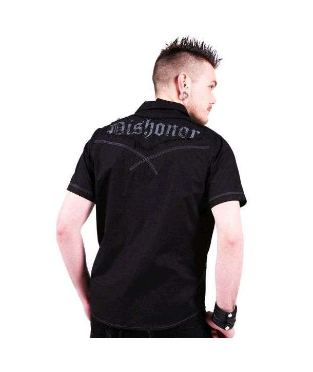 Camisa Death Before Dishonor manga corta