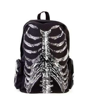 Mochila Esqueleto Con Capucha 2