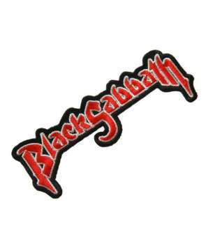 Parche BLACK SABBATH  - Logo Bordado Rojo