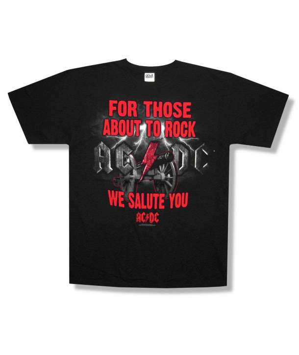 Camiseta ACDC - For Those About To Rock Truenos