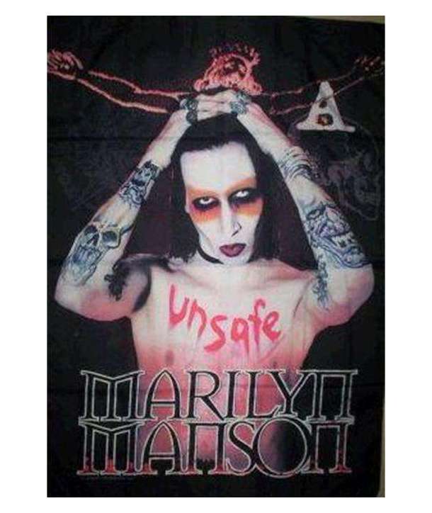 Bandera MARILYN MANSON - Unsafe