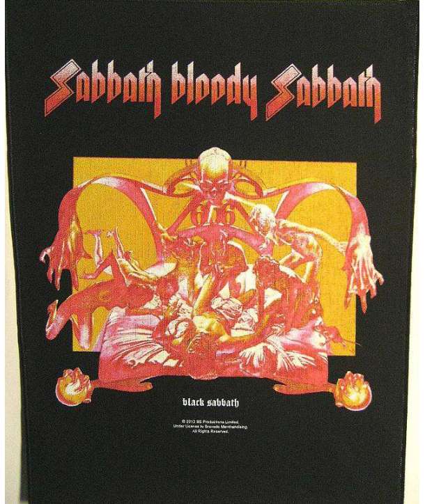 Parche para espalda BLACK SABBATH -Sabbath Bloody Sabbath