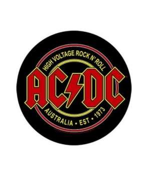 Parche para espalda ACDC - High Voltage redondo