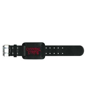 Muñequera CANNIBAL CORPSE - Logo Cuero