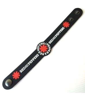 Pulsera de goma RED HOT CHILI PEPPERS   - Logo Circulo