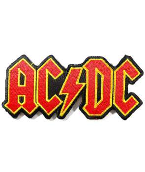 Parche ACDC - Logo Rojo Amarillo Bordado 