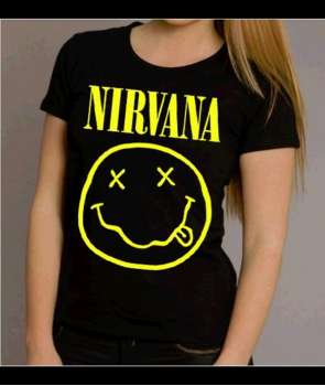 Camiseta para chica NIRVANA - Logo