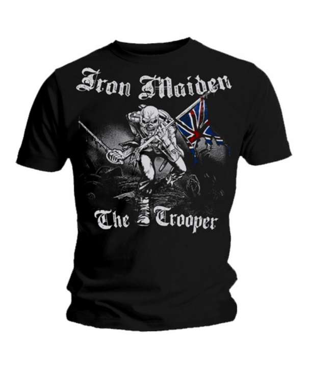 Camiseta IRON MAIDEN - The Trooper Grey Full