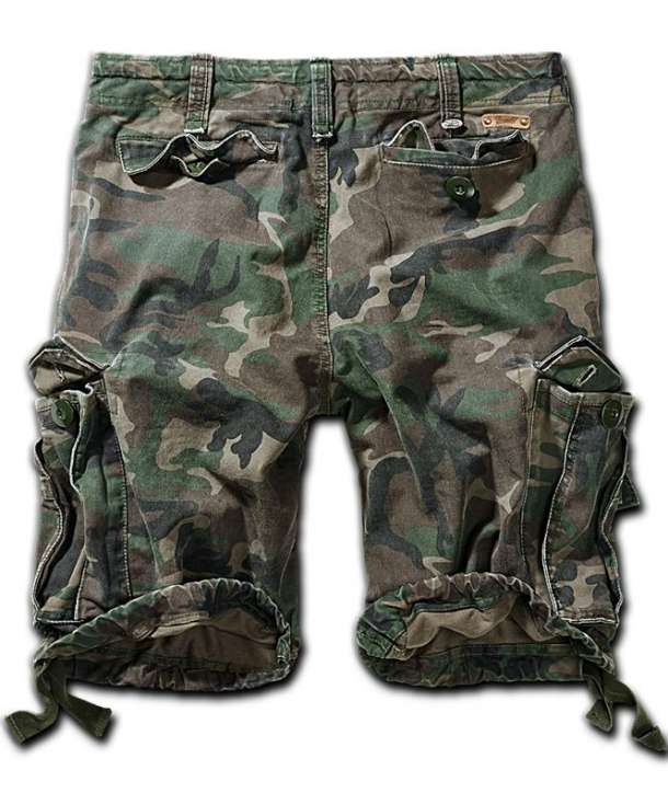 Pantalón Corto Vintage Classic Camu Verde