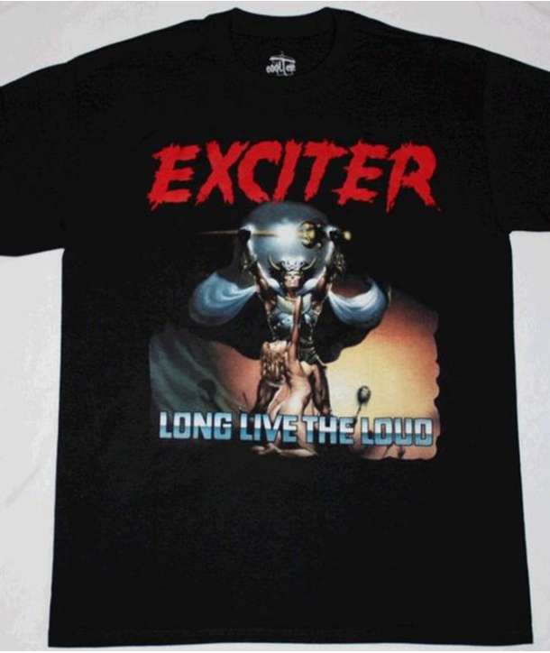 Camiseta EXCITER - Long Live The Loud