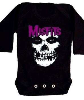 Body MISFITS - Skull Logo Manga Larga