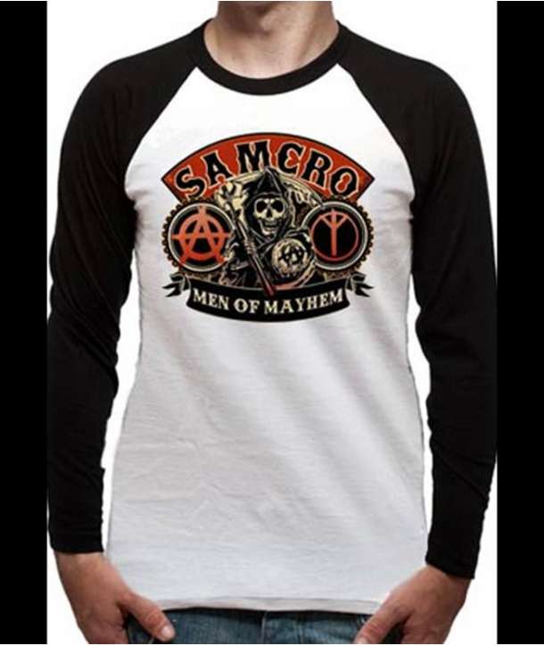 Camiseta SONS OF ANARCHY - Samcro Manga Larga